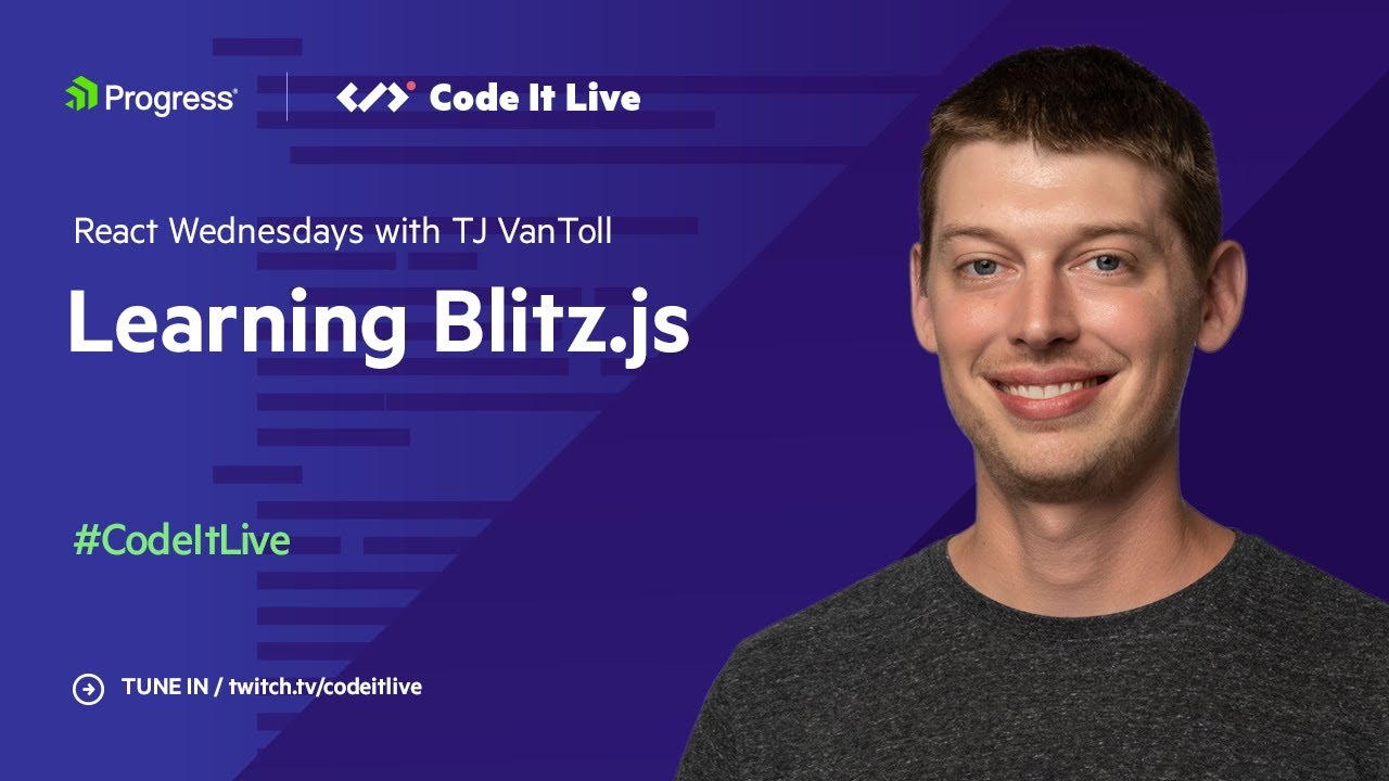React Wednesdays: Let’s Learn Blitz.js | With Brandon Bayer