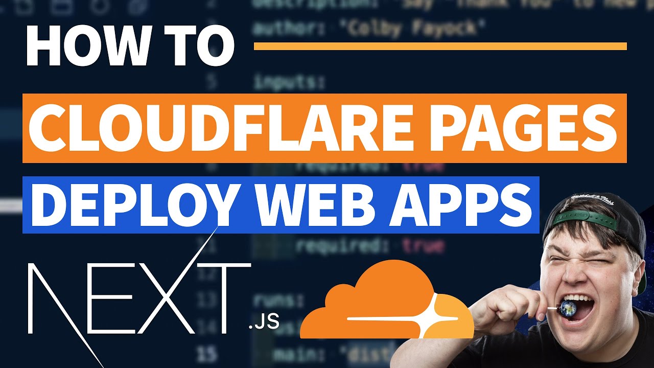 Deploy Next.js to Cloudflare Pages - Cloudflare Static Web Apps Tutorial